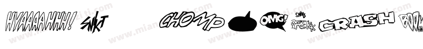 HL ComicBoom Regular字体转换